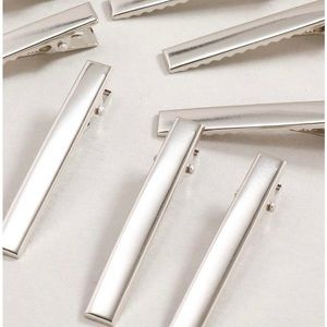 9pcs Solid Alligator Hair Clips - #283